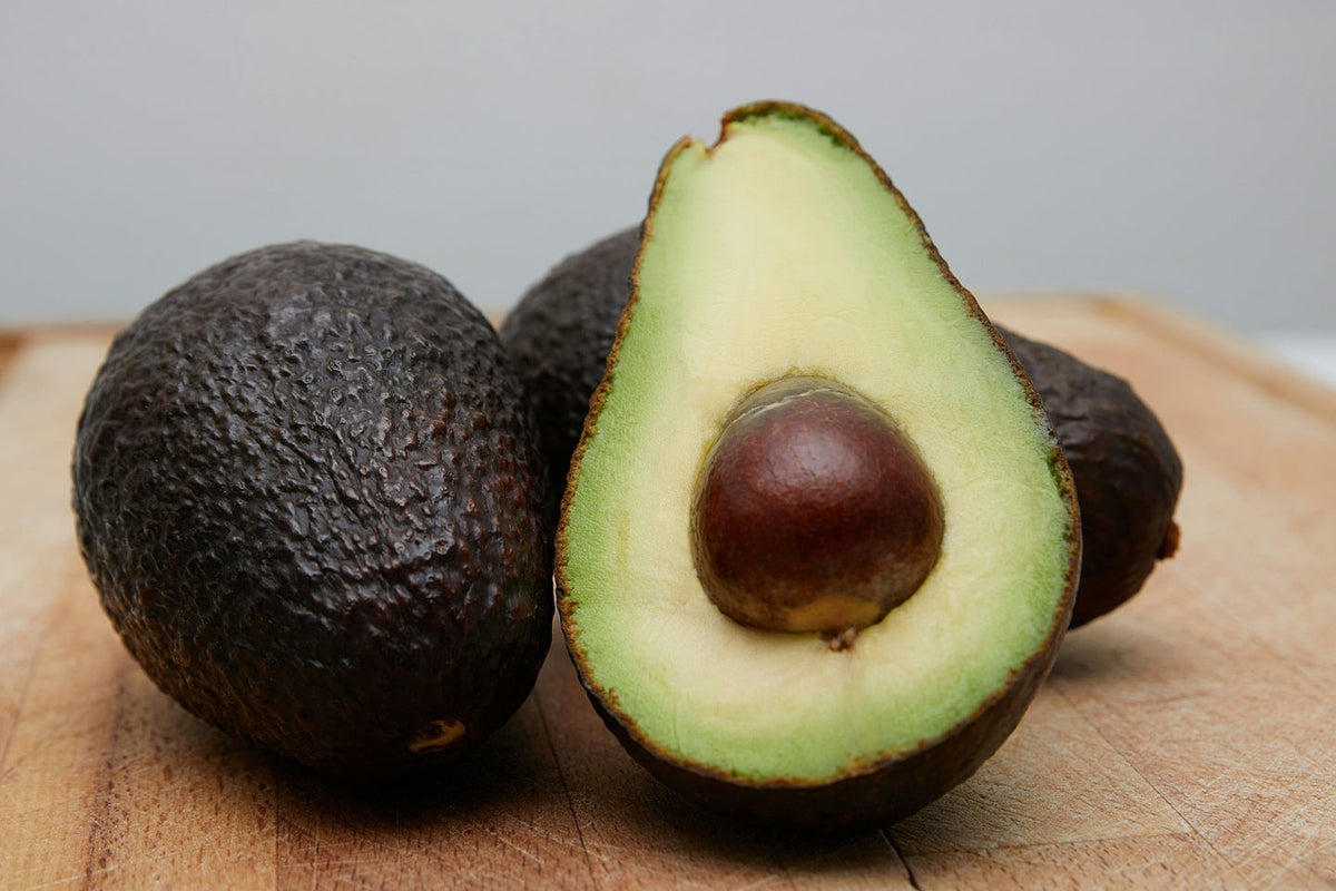 Avocados on the table.