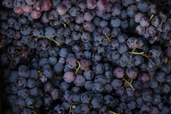 A stack of blueberries.