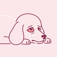 Red, watery eyes