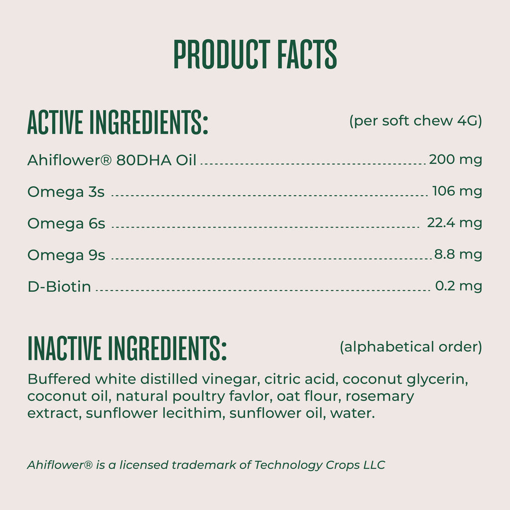 Ahiflower® Omega Chews