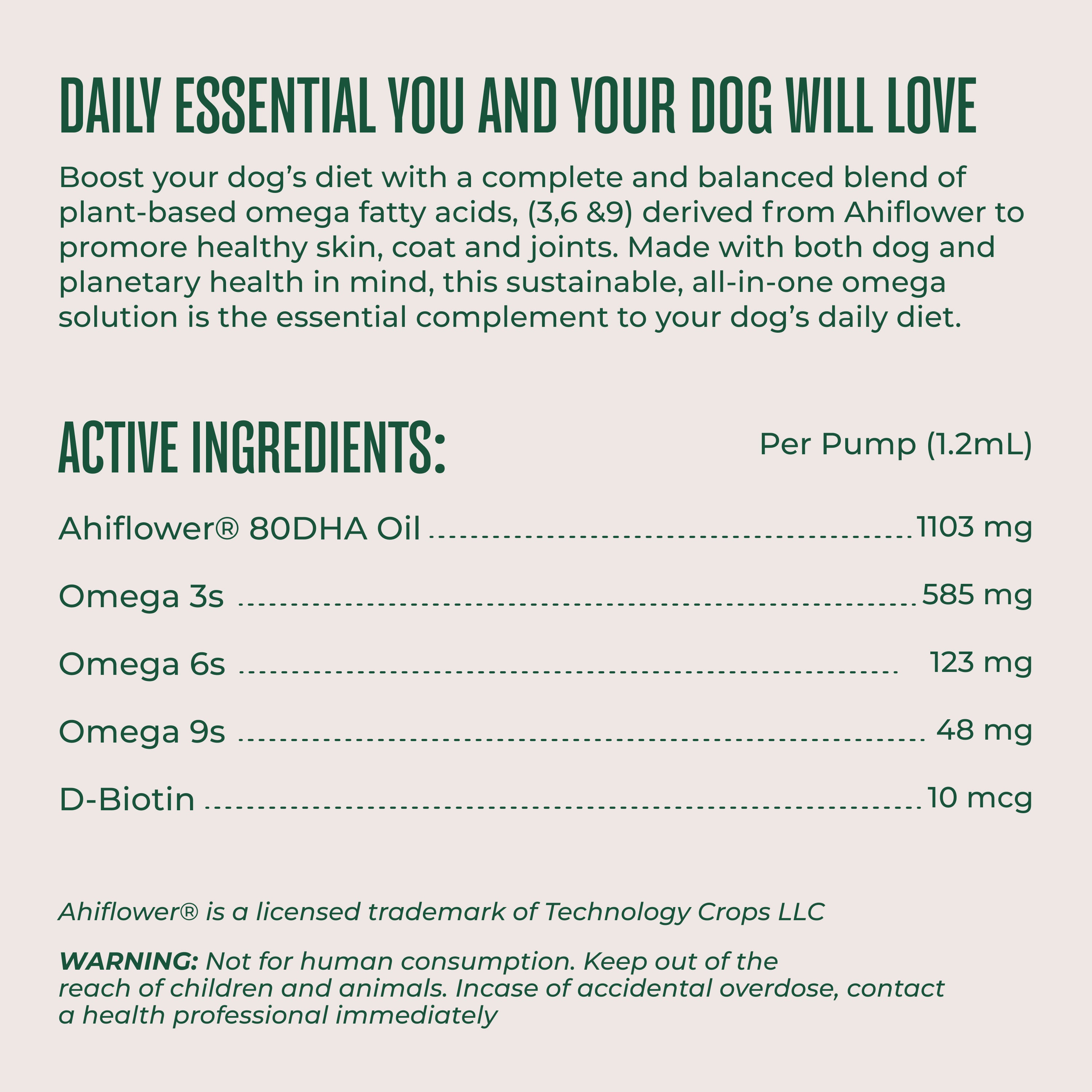 Ahiflower® Omega Oil